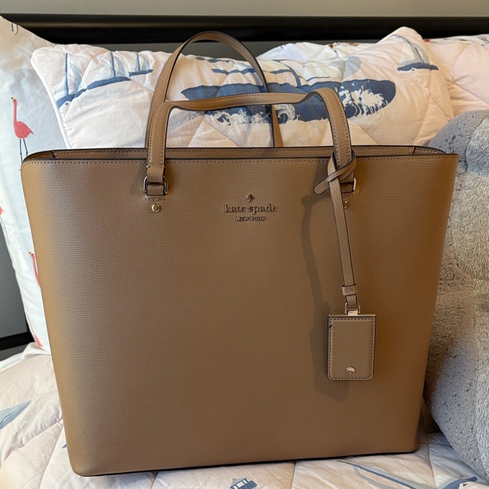 Kate Spade Brown Leather Tote